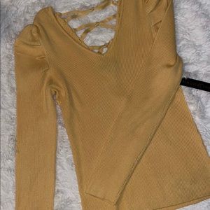 Womens Yellow sweater
